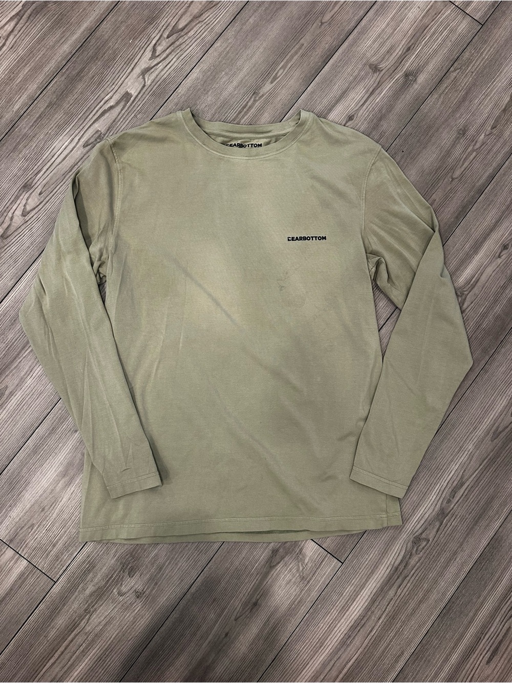 Bearbottom Olive Long Sleeve Crewneck Shirt